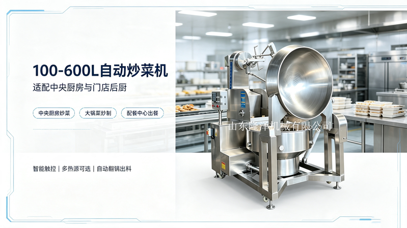 山东隆泽机械全自动炒菜机介绍 (2) 山东隆泽机械全自动炒菜机介绍 (2)