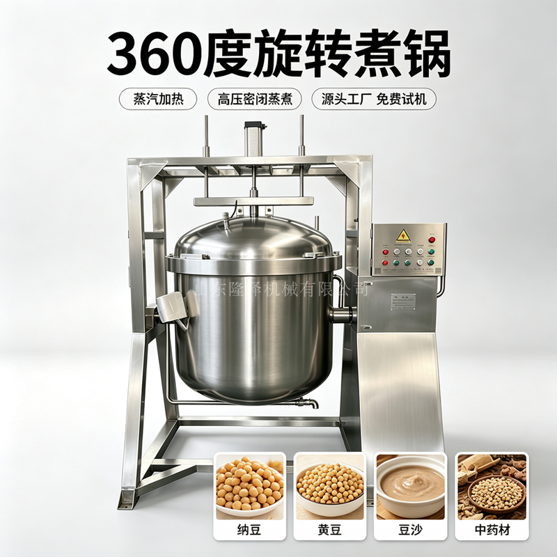 360度旋转煮豆机器